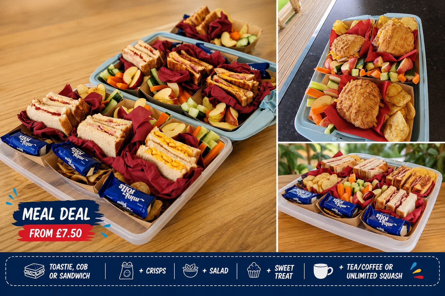 Lakeside Adventures meal deal trays