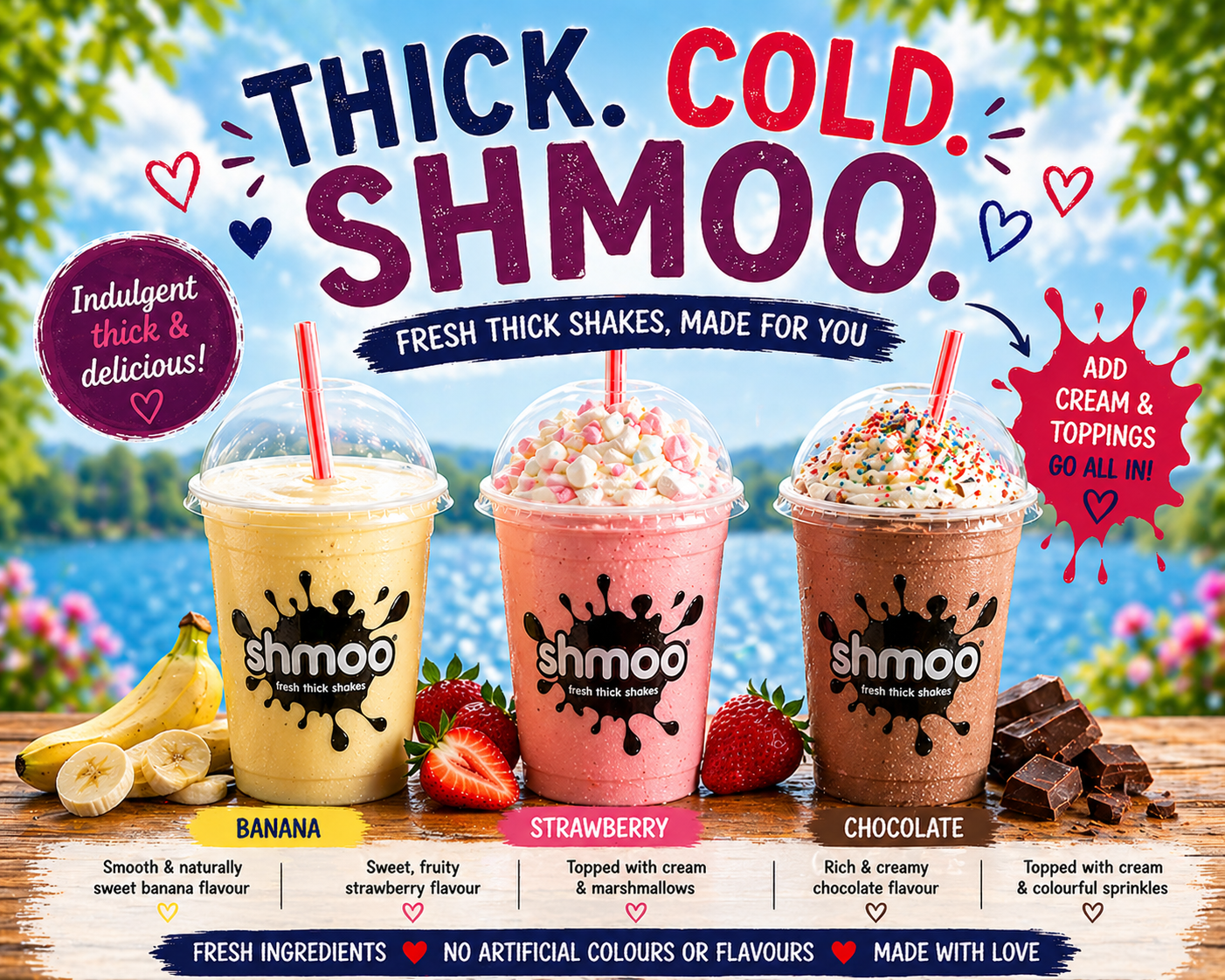 Shmoo milkshakes
