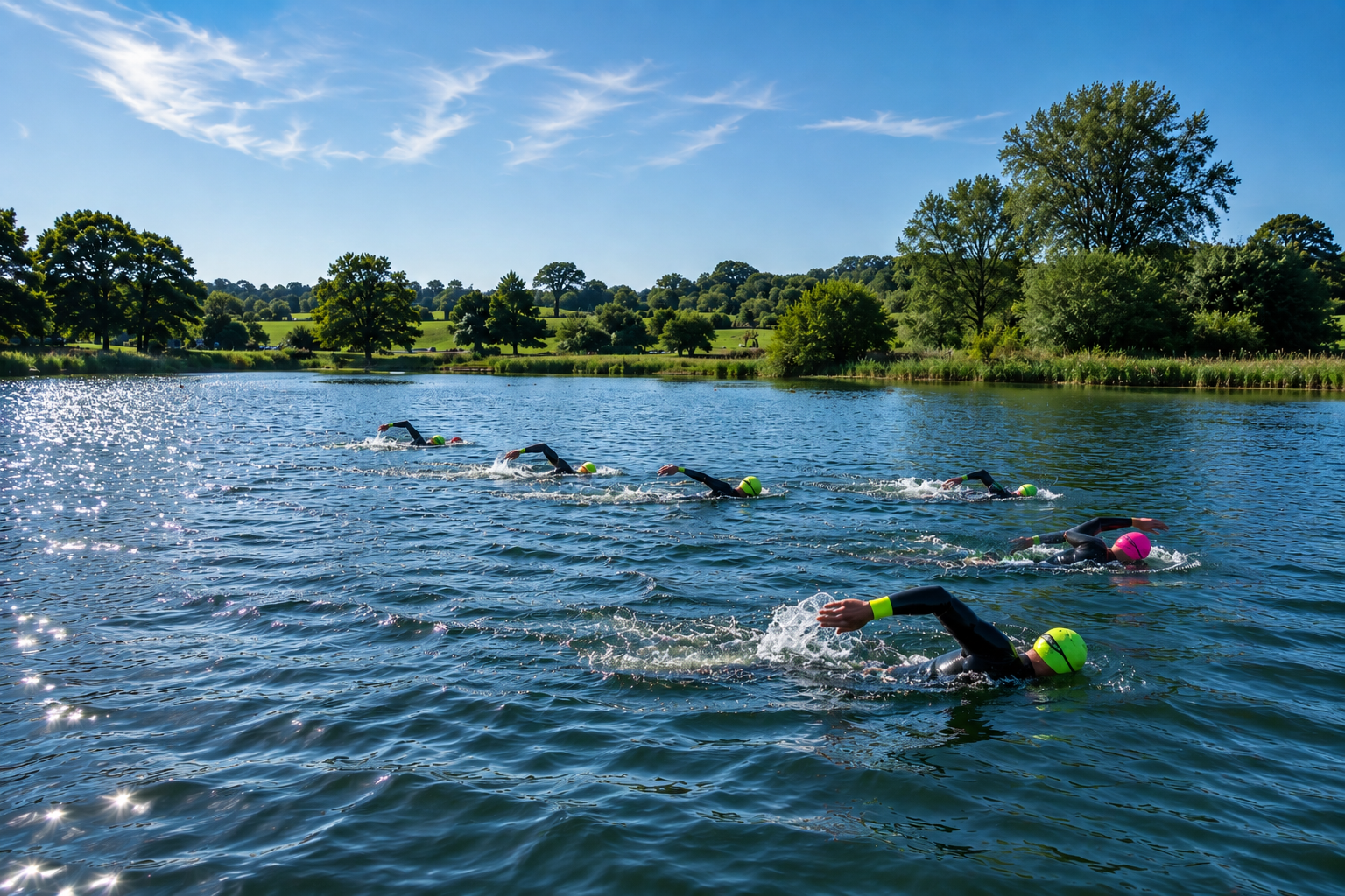 Open-Water Skills Clinic for Front Crawl Swimmers at Lakeside Adventures